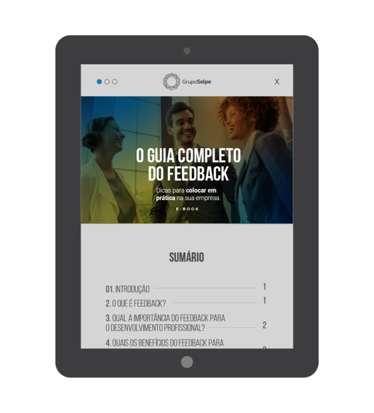 A imagem é um banner sobre um artigo sobre o guia completo do feedback